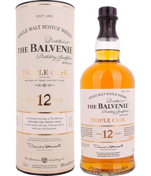 Balvenie 12 years Triple Cask 1l 40%