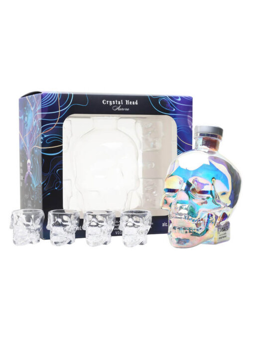 Crystal Head Aurora GB 0,7l 40% + 4 poháre