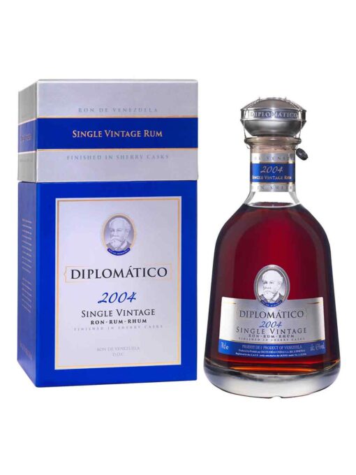 Diplomático Single Vintage 2004 43% 0,7l GB