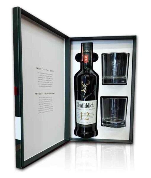 Glenfiddich 12 years 0,7l 40% + 2 poháre