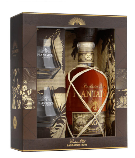 Plantation XO 20th Anniversary s 2 pohármi 40% 0,7 l