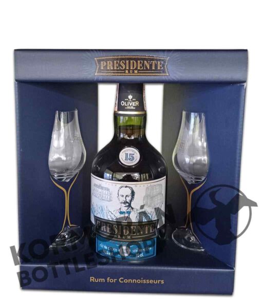 Presidente Marti 15 years 0,7l 40% + 2 poháre