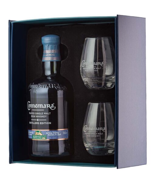 Connemara Distillers Edition 2022 0,7l 43% GB + 2 poháre