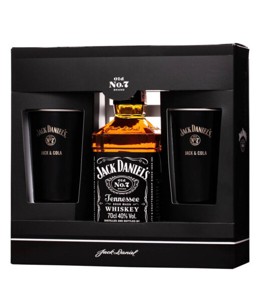 Jack Daniels 0,7l 40% GB+2 plech pohare