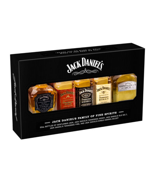 Jack Daniels Family mini set 5x 0,05l 39%