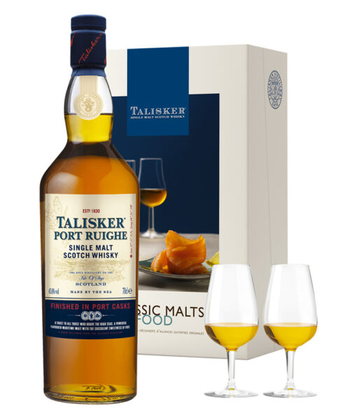 Talisker Port Ruighe 45,8% 0,7l + 2 poháre GB