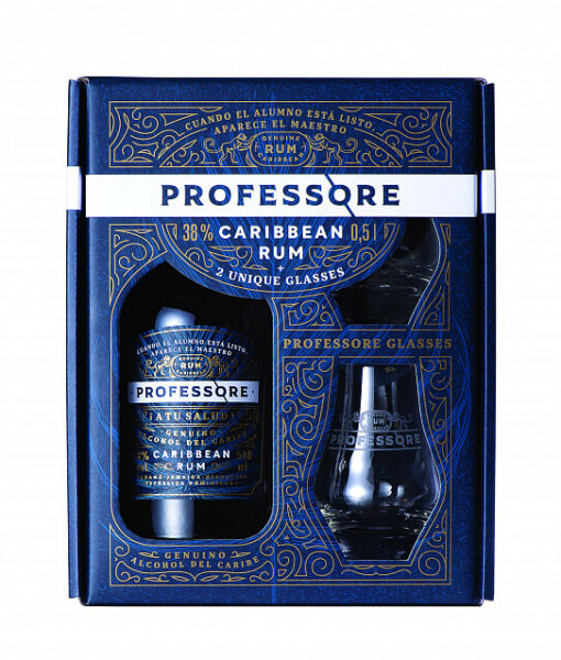 Professore Rum 38% 0,5l + 2 poháre GB