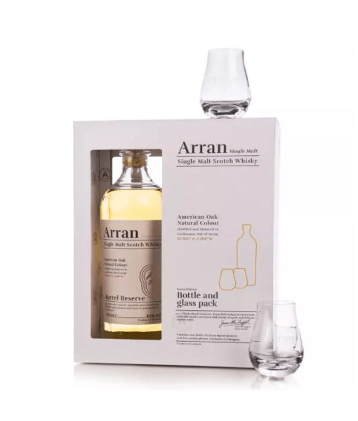 Arran Barrel Reserve + 2 poháre 43% 0,7l GB