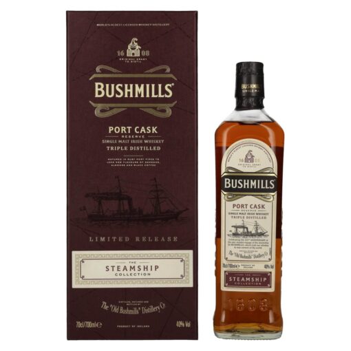 Bushmills Port Cask Reserve The Steamship Collection 40% 0,7l GB