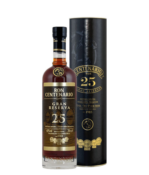 Ron Centenario Gran Reserva 25 Sistema Solera Rum 40% 0,7l GB