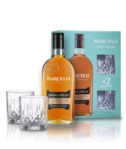 Barcelo Imperial + 2 poháre 38% 0,7l GB