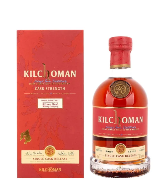 Kilchoman Silver Seal Single Cask Release Single Sherry Butt Cask Strength 2010 60,1% 0,7l GB