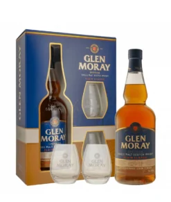 Glen Moray Elgin Classic Chardonnay Cask Finish + 2 poháre 40% 0,7l GB