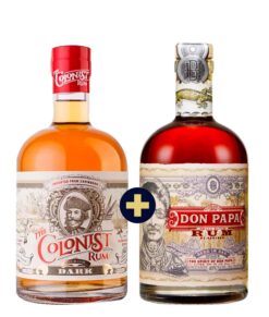 Don Papa Single Island 40% 0,7l + The Colonist Dark 40% 0,7l set