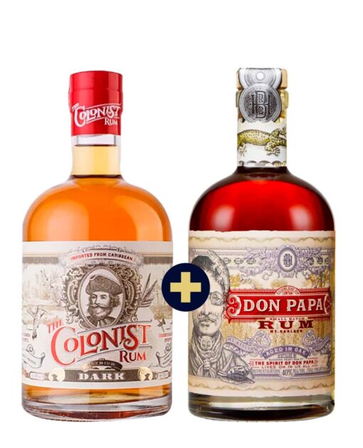 Don Papa 0,7l 40% + The Colonist Dark Rum 0,7l 40%