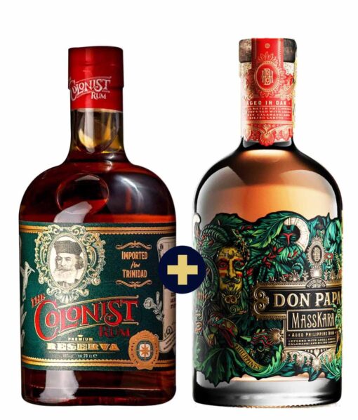 The Colonist Reserva Rum 0,7l 40% + Don Papa Masskara 0,7l 40%