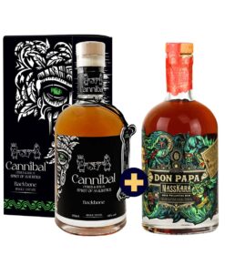 Diplomático Reserva Exclusiva 12y 40% 0,7l TU + Cannibal Backbone-Citrus & Rum 40% 0,7l GB