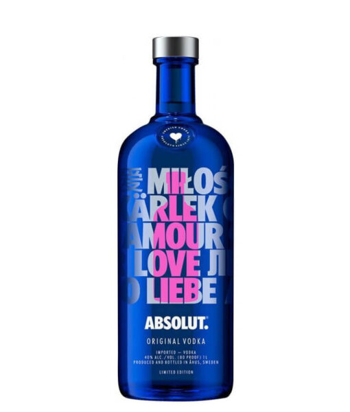 Absolut Vodka LOVE Pink Limited Edition 40% 0,7l