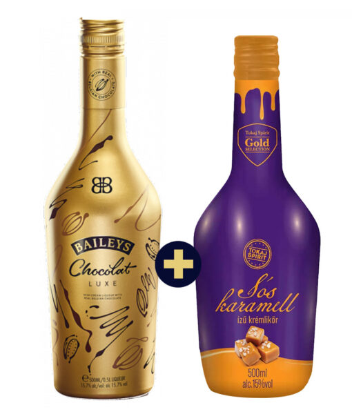 Baileys Chocolat Luxe 15,7% 0,5l + Salted Caramel Cream Liquer 15% 0,5l