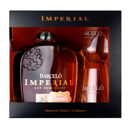 Barcelo Imperial + 2 poháre 38% 0,7l GB