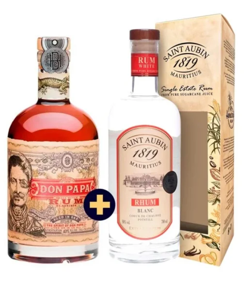 Don Papa 40% 0,7l + Saint Aubin Extra Premium White Rum 50% 0,7l