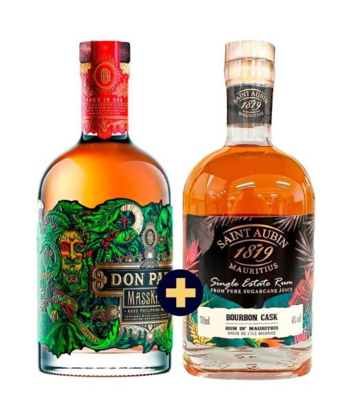 Don Papa Masskara 0,7l 40% + Saint Aubin Bourbon Cask 41% 0,7l