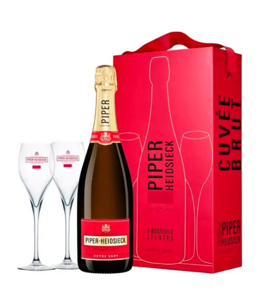 Piper Heidsieck Champagne Cuvée Brut 12% 0,75l +2 poháre GB