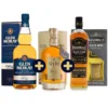 Slyrs Single Malt Whisky Classic + Glen Moray Elgin Classic 40% 0.7l GB + Bushmills Black Bush Caviste Edition + 2 poháre 43% 0,7l GB set