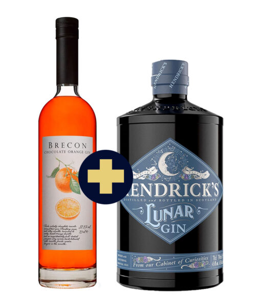 Brecon Chocolate Orange Gin 0,7l 37,5% + Hendricks Lunar 0,7l 43,4%