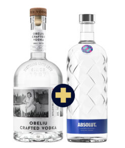 Obeliu crafted vodka 0,7l 40% + Absolut Vodka Spirit Of Togetherness Limited Edition 0,7l 40%