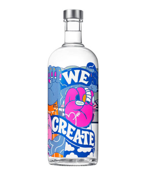 Absolut Together Pink Hand Limited Edition 40% 1l