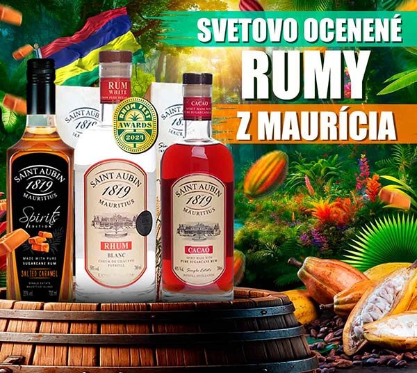 Svetovo ocenené rumy - St Aubin banner mobil