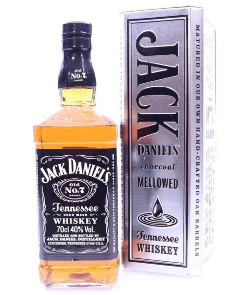 Jack Daniels Mellowed 0,7l 40% + plechová krabica