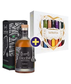 Tatratea Mini Set 17-72% 14 x 0,04 l + Cannibal Backbone – Citrus & Rum 0,7l 40% GB set