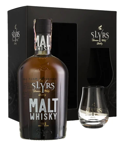 Slyrs Malt Whisky + pohár 40% 0,7l GB