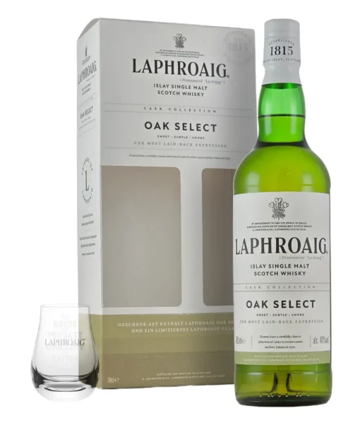 Laphroaig Oak Select Islay Single Malt +1 Pohár 40% 0,7l GB